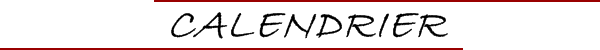 calendrier